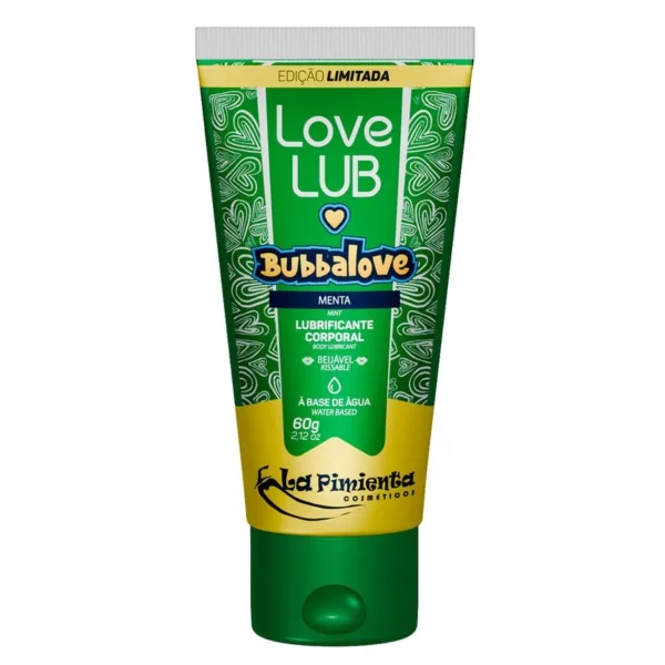 LOVE LUB BUBBALOVE LUBRIFICANTE CORPORAL BEIJÁVEL 60G LA PIMIENTA - Imagem 2