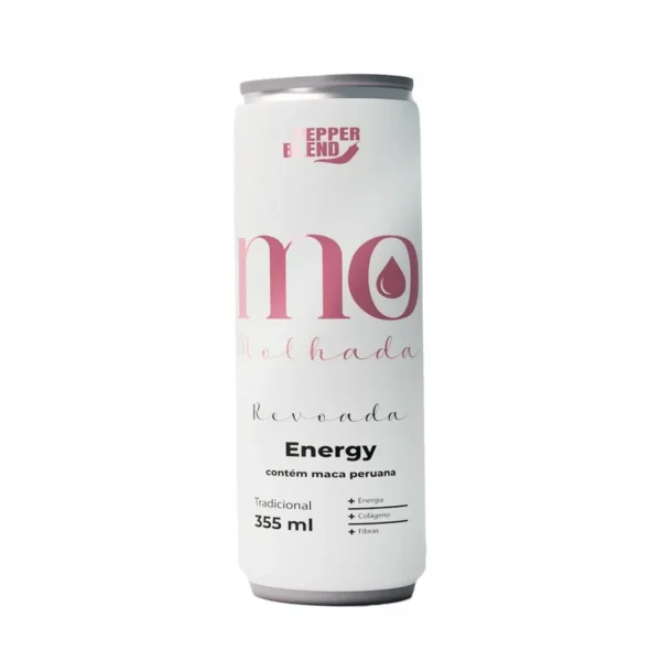 ENERGÉTICO ESTIMULANTE REVOADA COM MACA PERUANA LINHA MO MOLHADA 355ML PEPPER BLEND